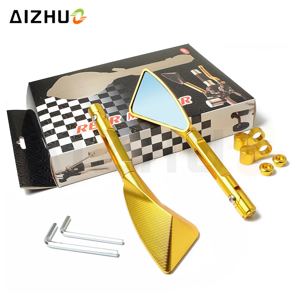 

Universal Motorcycle Rearview Mirror CNC Aluminum Scooter Accessories Mirrors For Yamaha XMAX 125 250 300 400 NMAX 125 155 NMAX