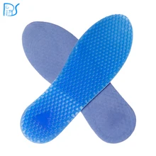 Hot-1Pair человек/Для женщин Мягкий Силиконовый гель Honeycomb массажные стельки Спорт бег спортивной обуви Pad Вставки стельки