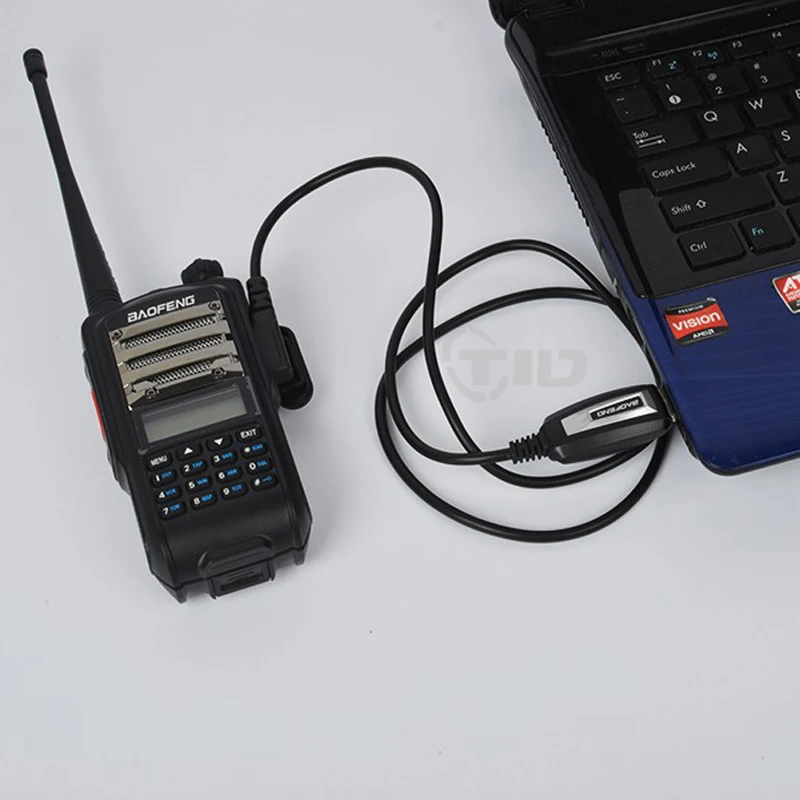 yaesu Baofeng USB-кабель для программирования CD с драйверами для UV-5R UV-5RE UV 5R 888S UV-82 UV-B5 Двухстороннее радио Радиостанция Walkie Talkie