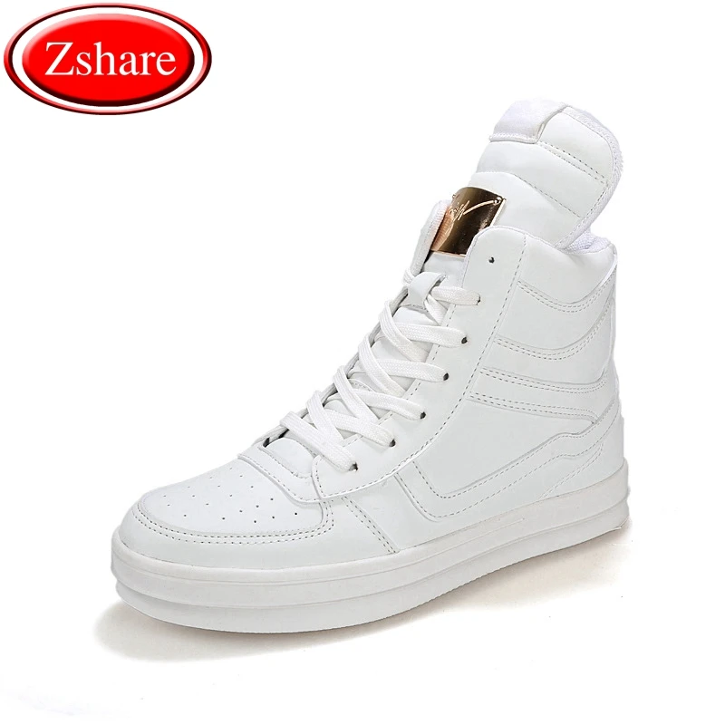 

Men Casual Shoes 2019 Fashion Brand Hip-Hop Sneakers High Top Mens Casual Shoes High Quality Lace-Up Large Size Men Shoes 39-45