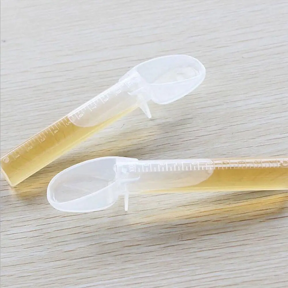 

1PC Safety PP Medicine Feeding Spoon for Baby Infant Transparent Baby Medicine Feeder Anti Choke Dropper Device with Scale