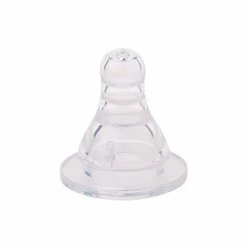 

Silicone Standard Neck Soft Teats Cross Hole Natural Flow Nipples #HC6U# Drop shipping