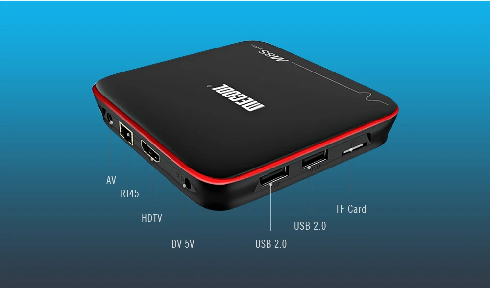 Mecool M8S PRO W Smart Android ТВ Box Android 7,1 2,4G, Wi-Fi, 4 K, 2 Гб оперативной памяти, 16 Гб встроенной памяти, с поддержкой голосовой Управление Amlogic S905W набор CPU компьютерной приставки к телевизору