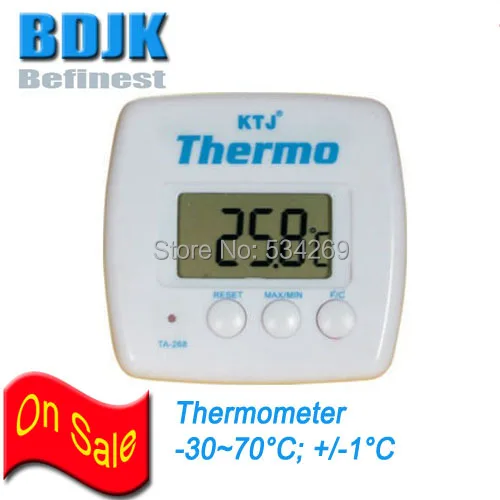 

Portable Digital Thermometer C/F Switch Temperature Meters Free Shipping
