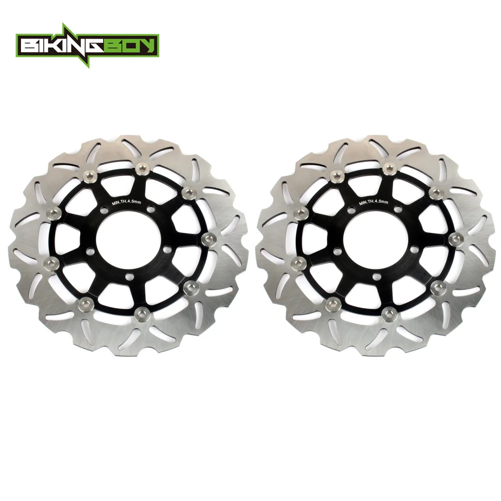 

BIKINGBOY Front Brake Discs Rotors Disks For Z 750 R ABS KLZ 1000 KLE 650 Versys / ABS Z 1000 /ABS 07-13 Z1000SX /ABS 2011-2016
