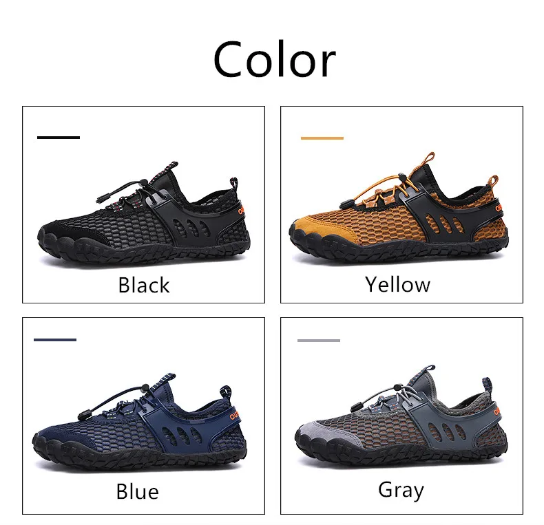 STS BRAND New Men Swimming Shoes Water Shoes Bicycle Seaside Beach Surfing Slippers Outdoor Soft Fitness Sneakers Plus Size39-47 (1)