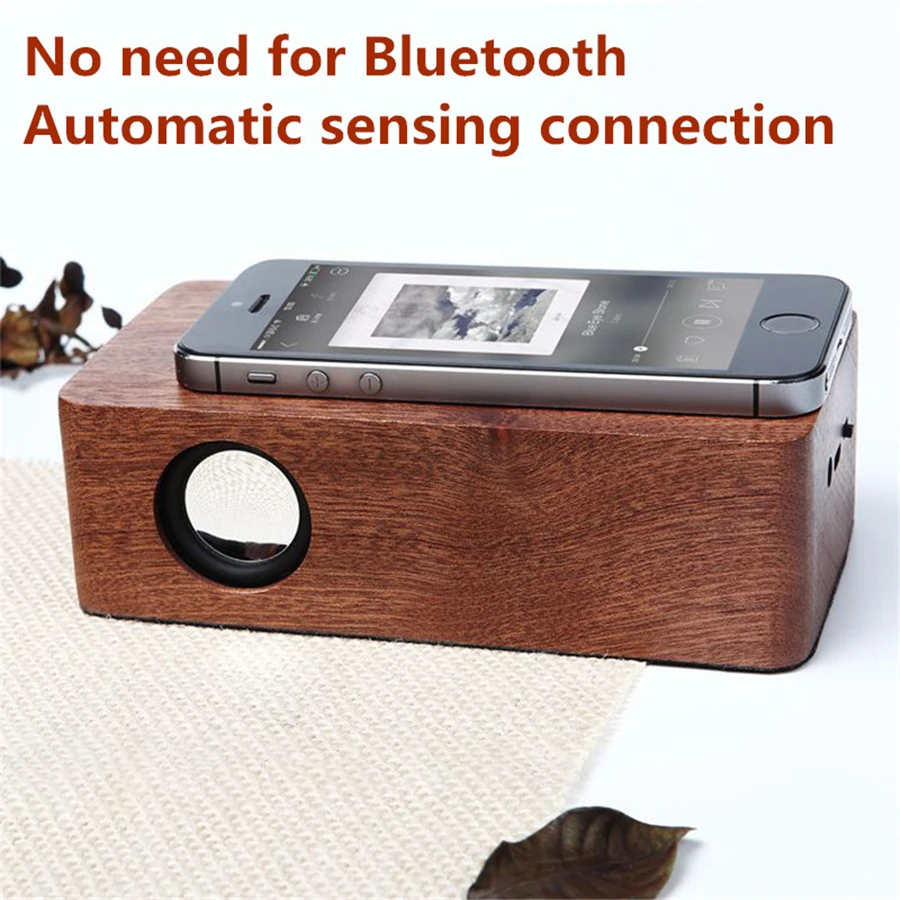 wood induction speaker