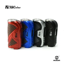 D’origine HCigar 75 w MOD VT75 Couleur écran TC e-cigarettes VT75C Boîte vaporisateur mod boîte avec date Evolv DNA75 Couleur puce