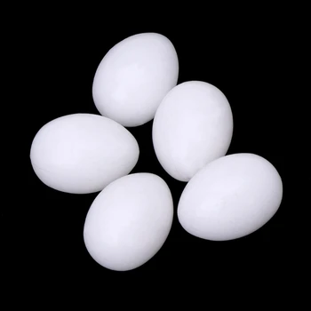 

5pcs/lot Pigeon False Eggs Filled Plastic Simulation For Hatch Breeding Supplies