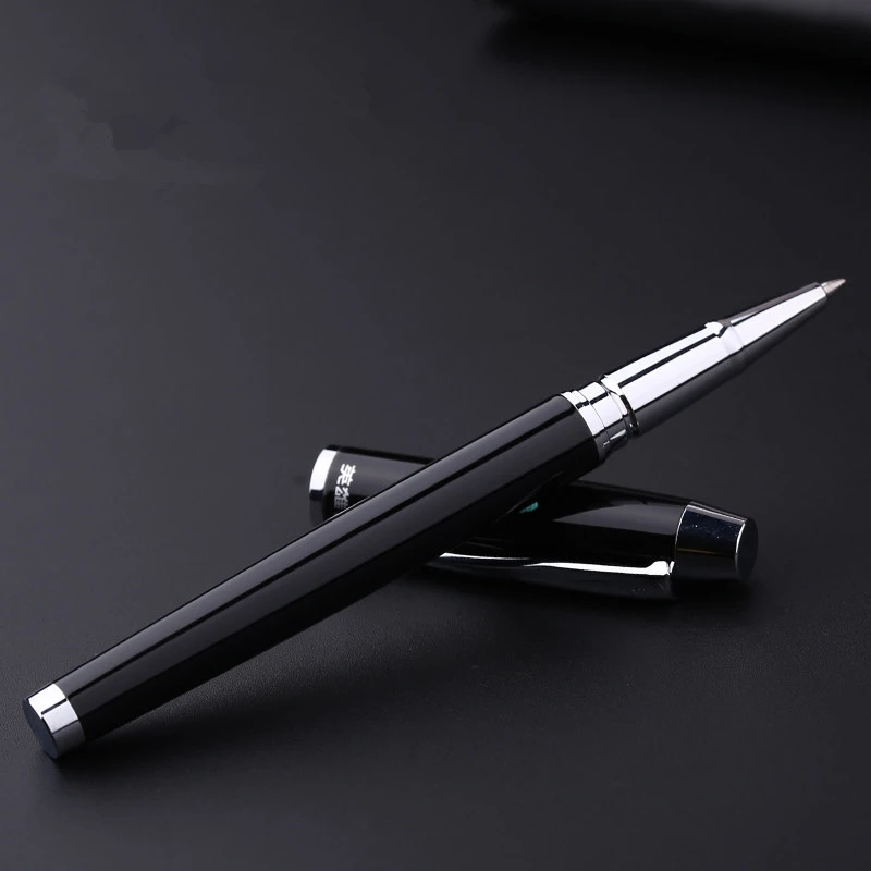 Металлический ролик ручка черный, белый цвет ролика Ручка для Подарков Офиса материалы Бесплатная Доставка по воздуху
