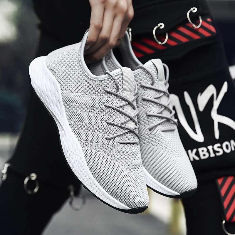 

Men Summer Sneakers Men's Casual Shoes Brand Men Shoes Male Mesh Flats Plus Big Size Loafers Breathable Slip on Spring Autumn 47