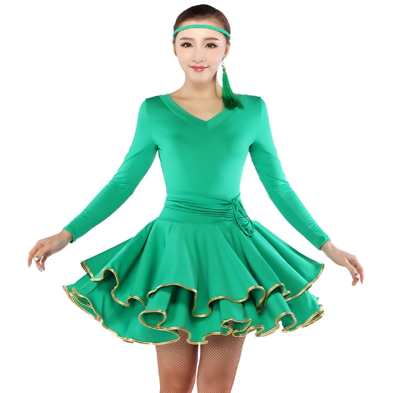long sleeve dance dress