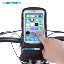 Roswheel велосипедная сумка 5," с сенсорным экраном, сумка для телефона, для велоспорта, непромокаемая, MTB, для шоссейного велосипеда, сумка для хранения, сумка на руль, передняя велосипедная сумка