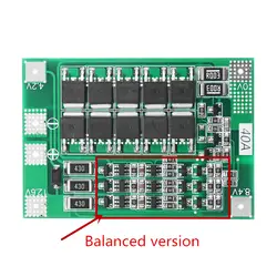 1 шт. 3 S 40A литий-ионный Батарея Зарядное устройство защиты печатной платы BMS для буровых двигателей 11,1 В 12,6 В Lipo ячейки модуль расширенной