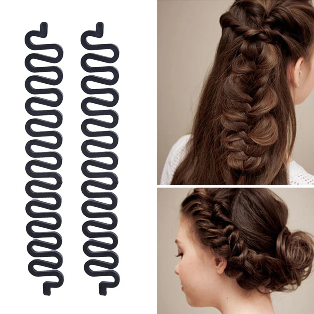 

Easy Braid Wave Hair Barber Accessories Braided Artifact Lazy Hair Tools Hairpin Accessories Salon Accessories