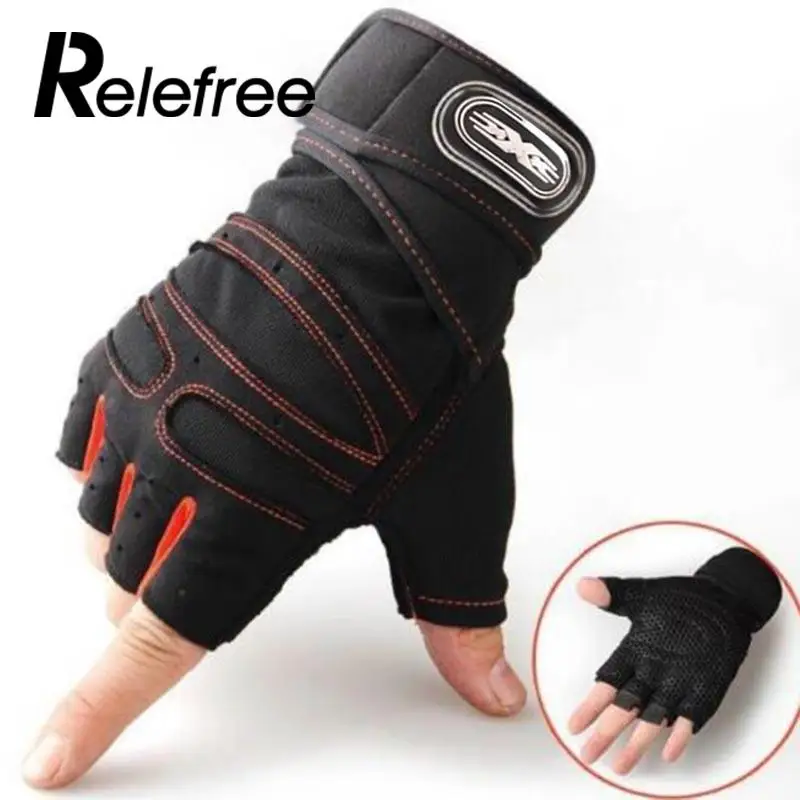 3 Colors Crossfit Gloves Gym Body Building Dumbbells Sports Exercise Training Wrist Fitness Weight Lifting Men Women Gloves