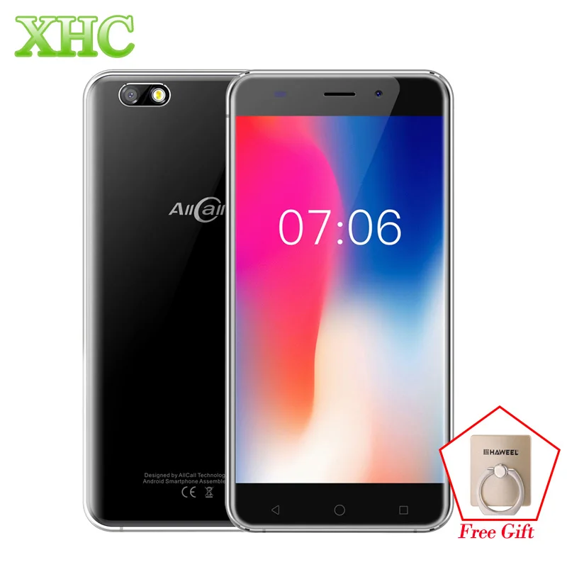 Оригинал AllCall Мадрид Android 7 0 5 дюймов смартфоны 8 МП камера ОЗУ 1 Гб ПЗУ MT6580A