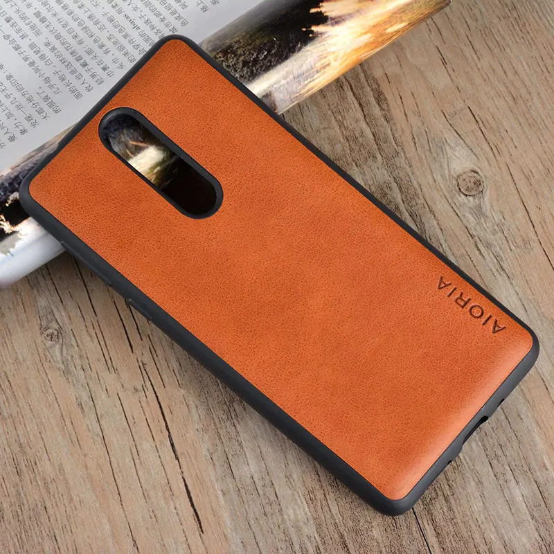 Чехол для nokia 8 5 3 funda, роскошный винтажный кожаный чехол с мягким силиконовым покрытием, чехол для nokia 3 5 8, чехол capa - Цвет: brown