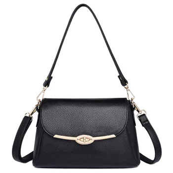 

Fashion Women's Messenger Bags Genuine Leather Cowhide Women Handbags Crossbody Totes Bag Ladies Shoulder Bags Bolsas Femininas