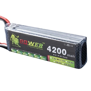 

golden lion Power Lipo 11.1v 4200mah 30C 3S1P Battery 126A Continuous discharge