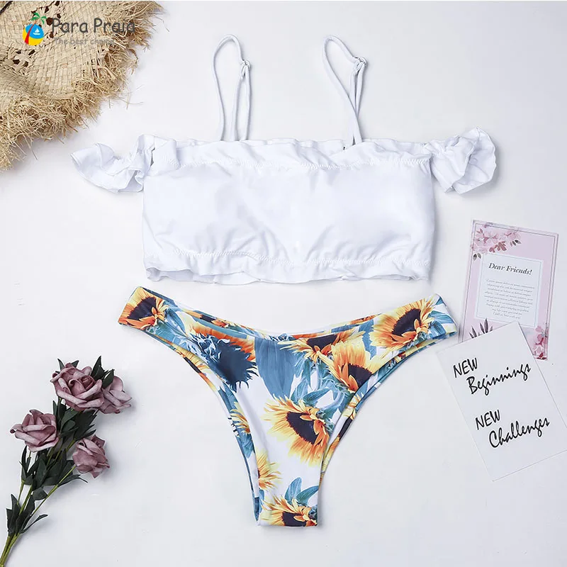 2019 High Waist Swimwear Sexy Bandeau Bikini Set Push Up Swimsuit Bathing Suit Brazilian Micro Thong Bikini G String Swimsuit