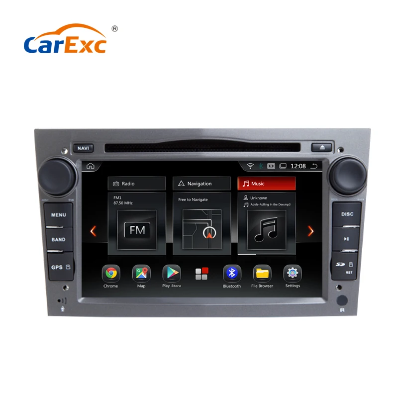 Автомобильный DVD плеер CarExc Octa Core Android 9 0 OS для Opel Astra Corsa Zefira Vectra центральный