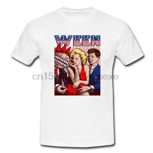 

WEEN Band Tshirt White Tee Cotton New Men T-Shirt Size S to 3XL
