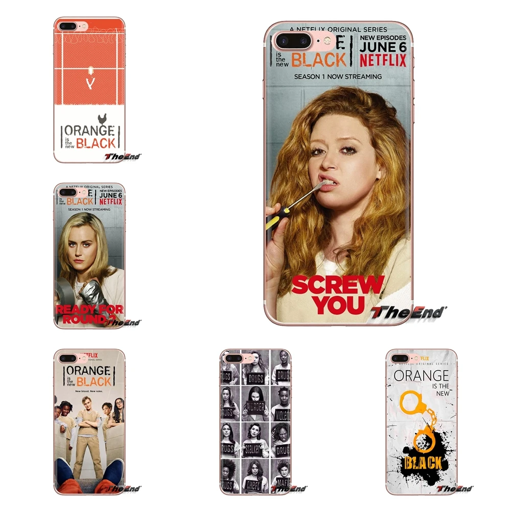 Для Xiaomi Redmi 4A S2 Note 3 3S 4 4X5 Plus 6 7 6A Pro Pocophone F1 orange-это новый черный прозрачный мягкий