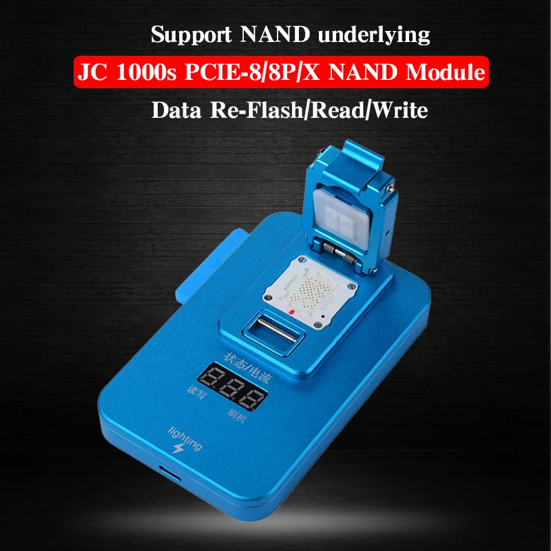 

JC Pro1000S Multi-Function NAND Programmer PCIE NAND Read Write SN Repair for iPhone X 8 8 Plus Error Repair Tools