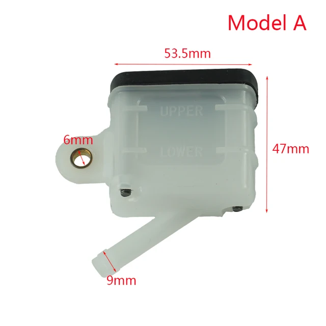 Color : Black CBFYKU 1 PCS Motorcycle Rear Brake Master Cylinder Tank Oil Cup Fluid Bottle Reservoir Universal For Yamaha Honda Suzuki Kawasaki