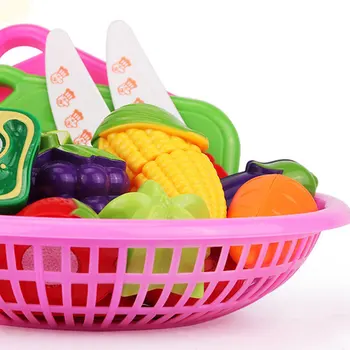 

29pcs/Set High Quality Unique Children Kids Cutting Fruit Vegetable Food Play Kitchen Educational Toys