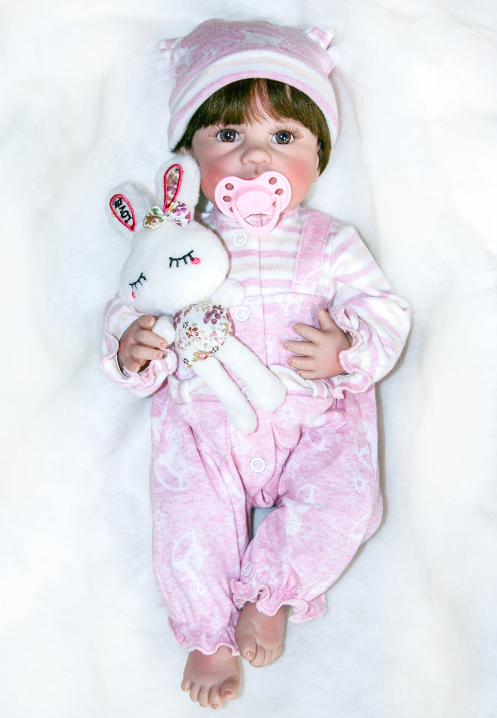 

Handmade Collection Baby Alive Body Silicone Doll Reborn Silicone Girl Dolls for Children Girls Boys Birthday Bedtime Doll Toy