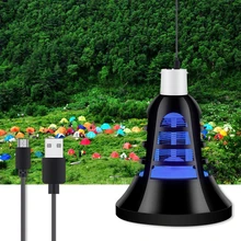 E27 светодиодный 8 Вт москитный убийца лампа Жук Zapper UV USB 5 В с сеткой от комаров Ловушка лампа светодиодный 220 В вредитель средство от насекомых ночник 110 В