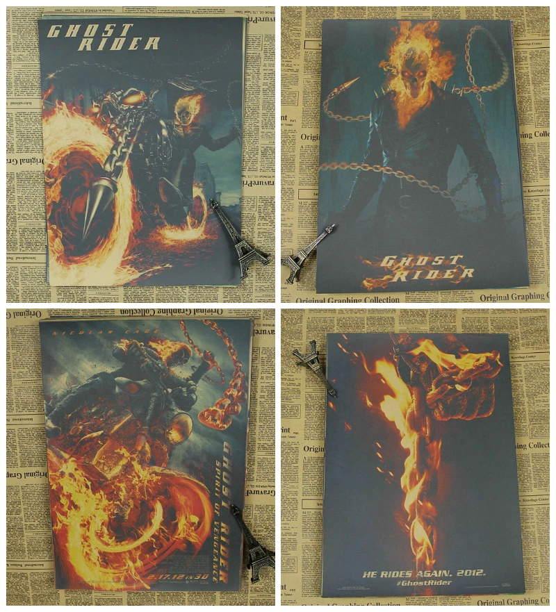 

Ghost Rider Movie Poster/wall sticker/Kraft Poster