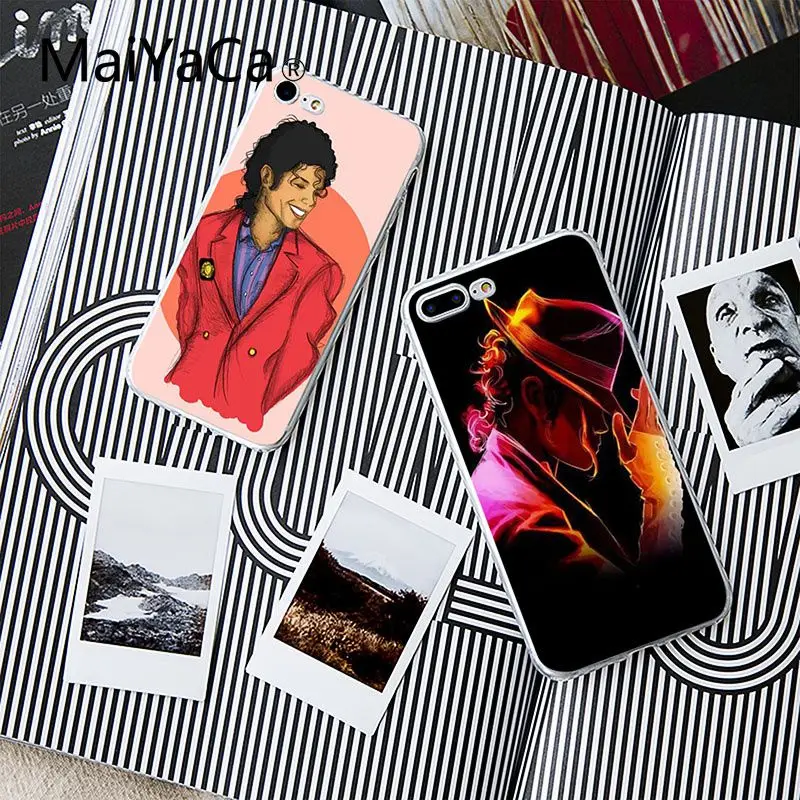 

MaiYaCa Michael Jackson Luxury High-end Phone Case For iphone 7 7plus X 8 8plus And XS XR 6s 6s Plus Mobile Phone Case