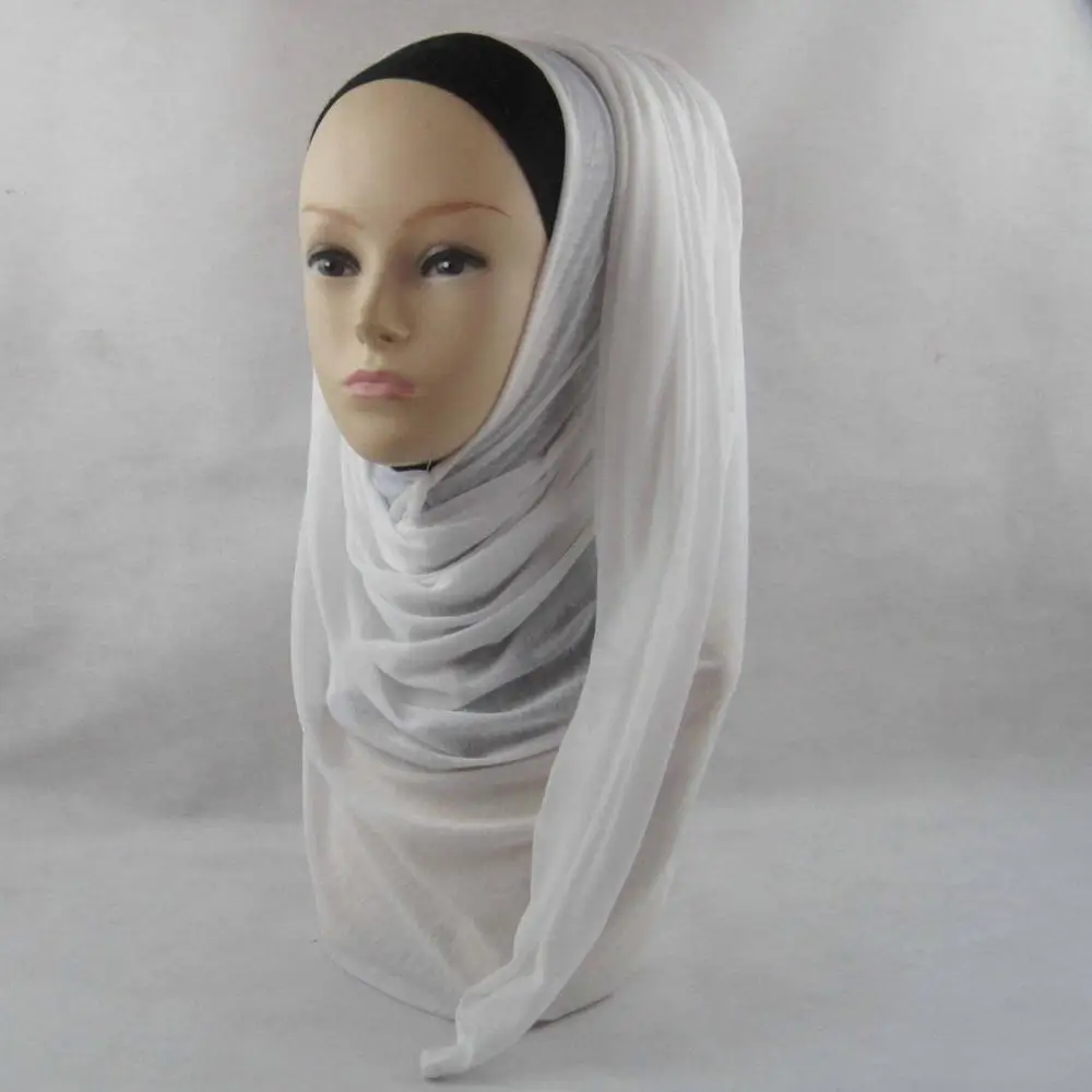 Новинка свет Вес модальных Джерси полиэстер шарф платки хлопок сплошной Для женщин хиджабы плотная Джерси Абая, Цвета выбор, PH005 - Цвет: Color18