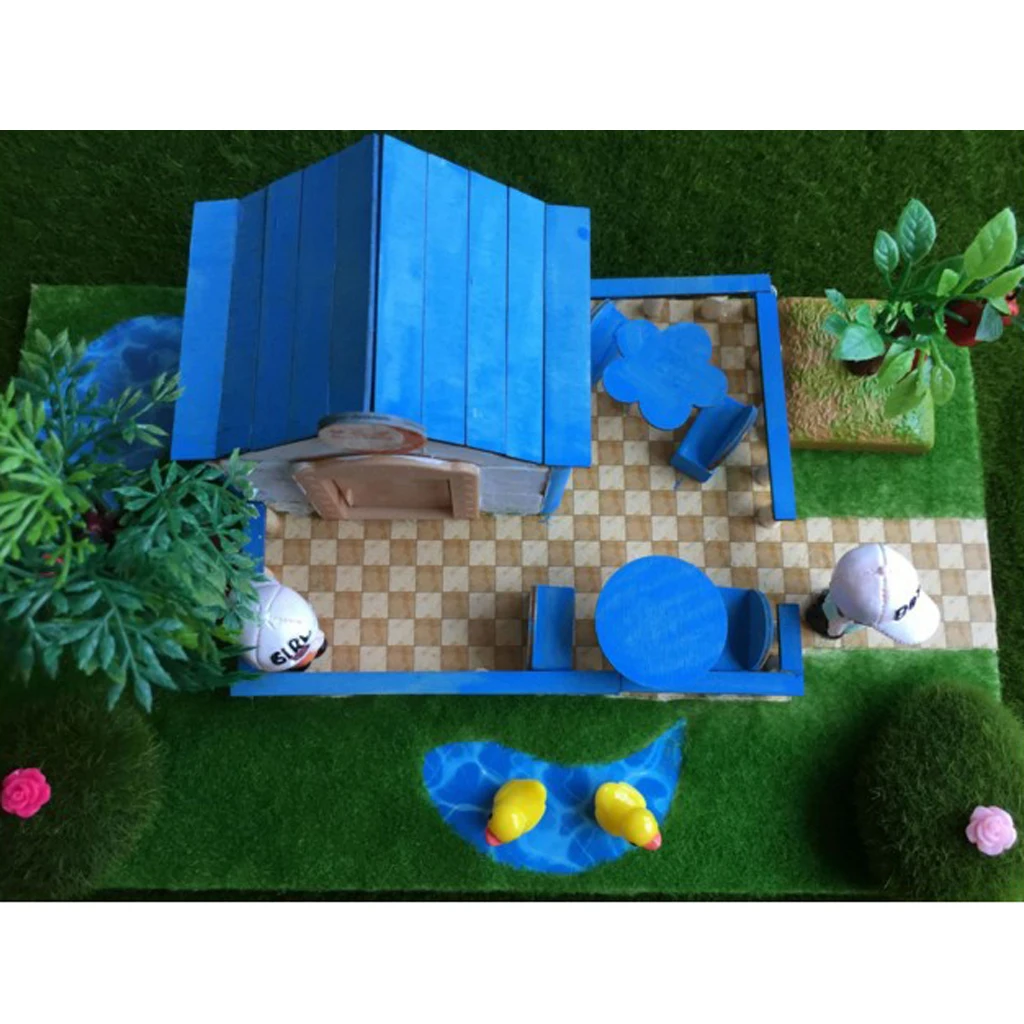Handcrafts Miniature Project DIY Dolls House & Garden Building Model Toy Kids Play Fun & Early Learning Birthday Gift