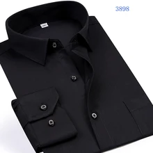 Новое поступление высокое качество формальная с длинным рукавом хлопок модная мужская осень зима супер большая рубашка размера плюс M-6XL7XL8XL9XL