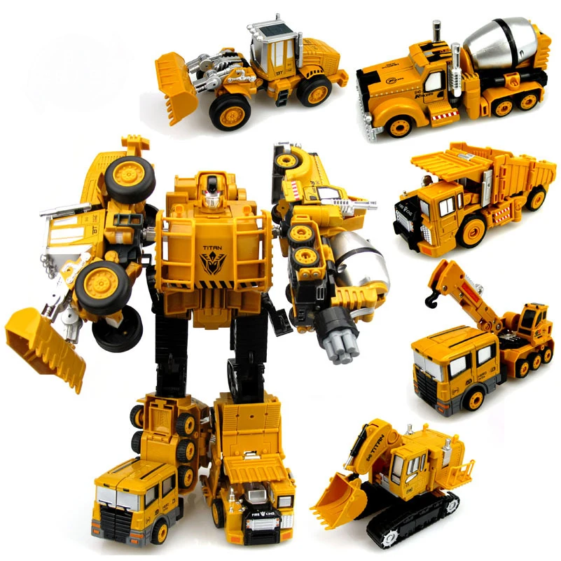 Transformation Engineering Car font b Toy b font 2 in 1 Alloy Machine Model font b