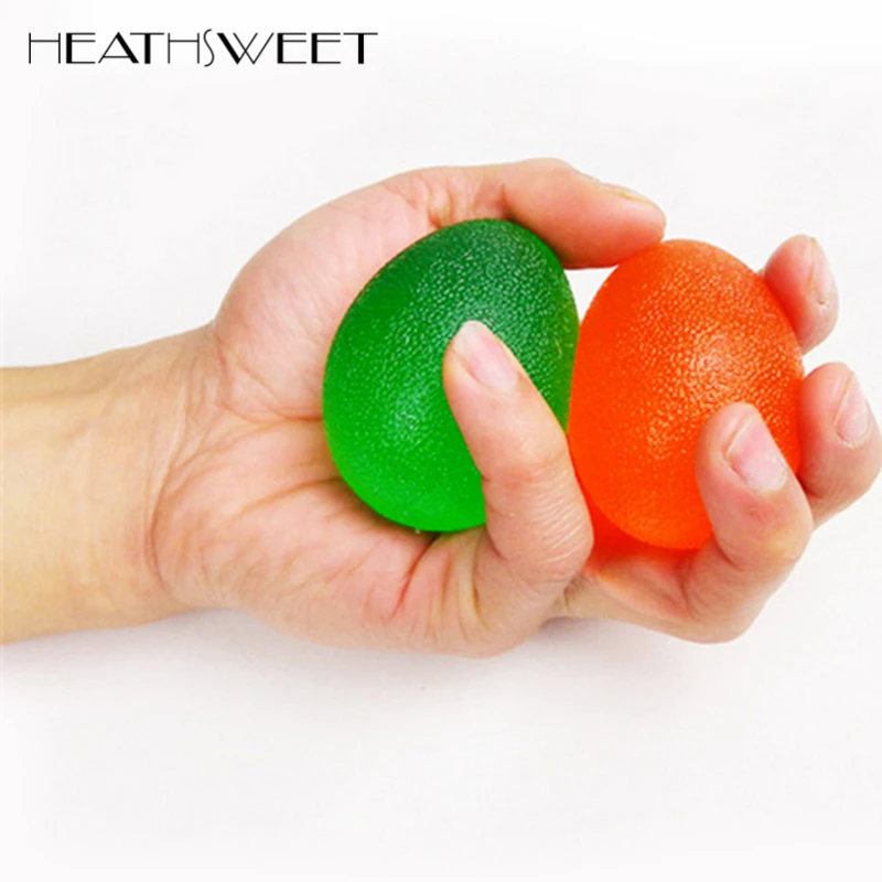 Healthsweet силиконовый в форме яйца шарики для массажа рук расширитель захват