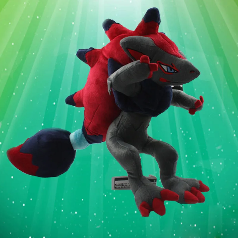 

Zoroark Animal Dolls, 33CM Cute Baby Plush Toys,Children Pocket Plush Toys, Stuffed Dolls Kids Toys Gift Free Shipping