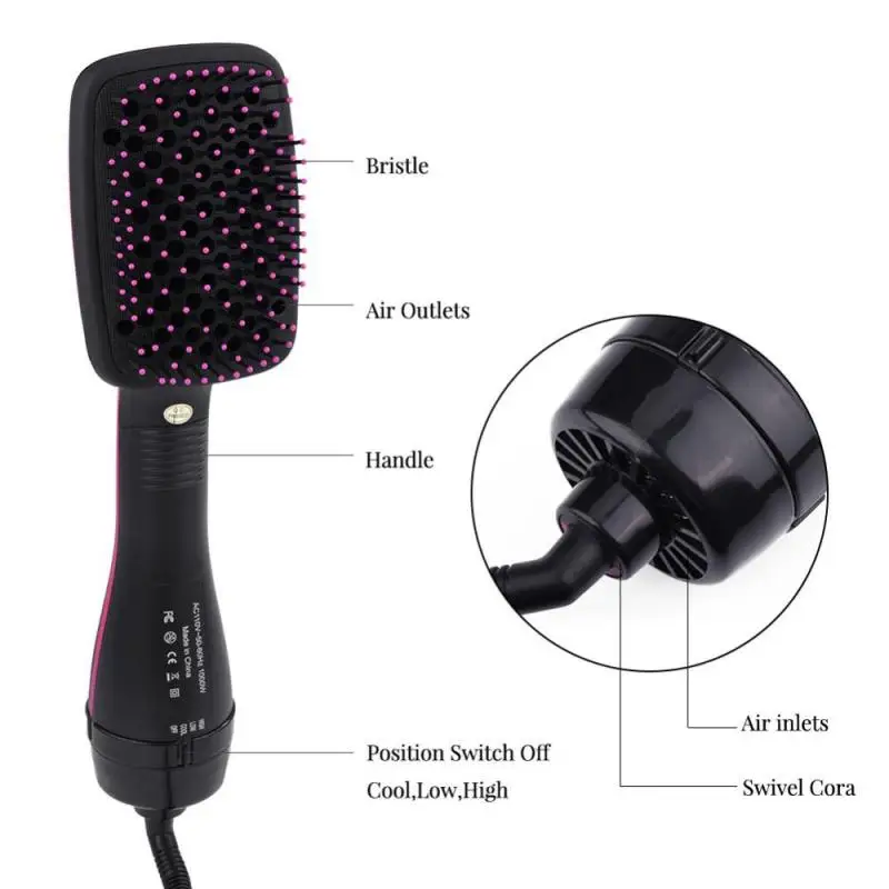 Professional Hair Dryer Brush Multi Function Electric Hair Blow Dryer
