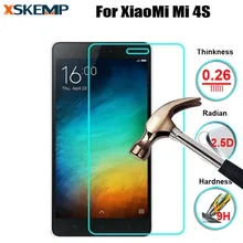 For XiaoMi Mi 4S Ultra Thin Tempered Glass Screen 