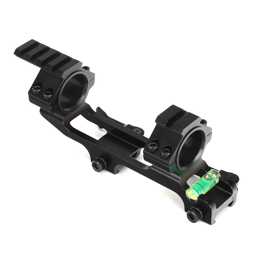 ohhunt QD 1 inch 30mm Rings Integral Hunting Scope Mount Picatinny Rail Ar15 Ak 47 Bracket for Optical Sight with Bubble Level (7)