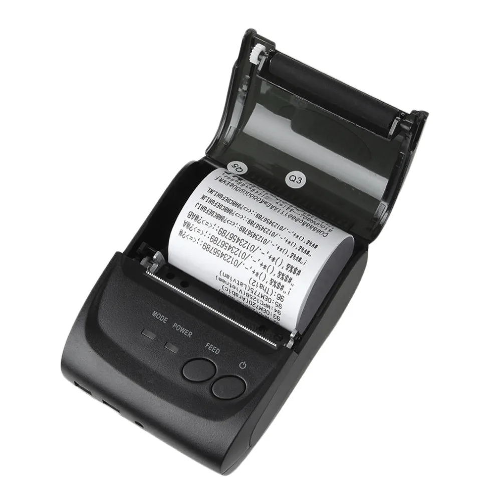 

5802DD Bluetooth Wireless Mobile 58mm Mini Thermal Receipt Printer Portable with SD for windows and Android System IOS System