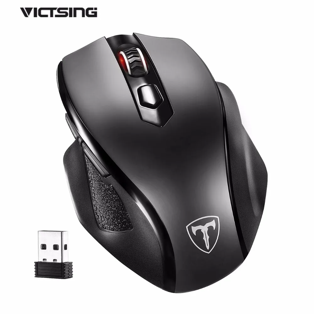VicTsing Wireless Mouse Upgraded DPI Adjustable Full Size Ergonomic Design Mouse Super Long Standby Time For Laptop/Notebook/PC