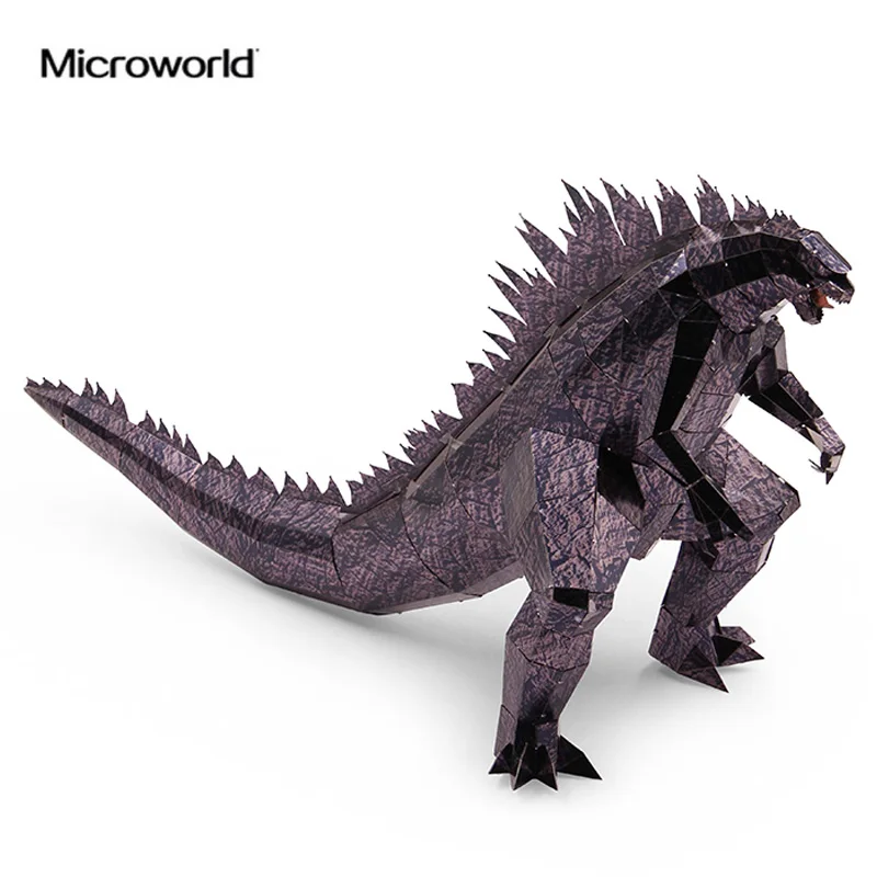 

Microworld 3D Metal Puzzle Behemoth Godzilla Monsters Assemble Model Kits Z013 DIY 3D Laser Cut Jigsaw Toys For Audit