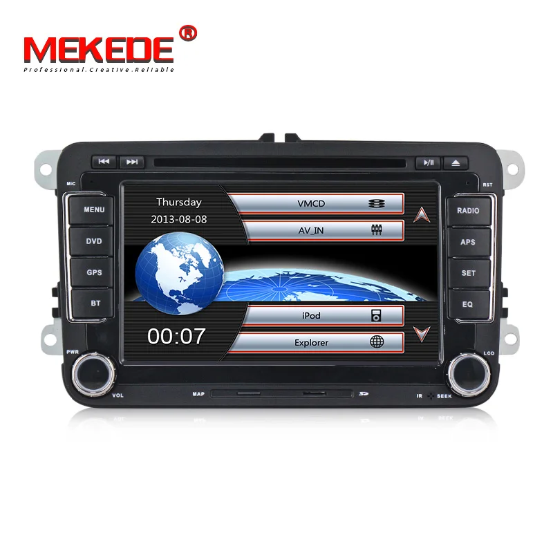 Discount 7" 2 din Car DVD gps Navi for Volkswagen VW golf 4 golf 5 6 SEAT touran passat B6 jetta caddy transporter t5 polo tiguan Radio 3