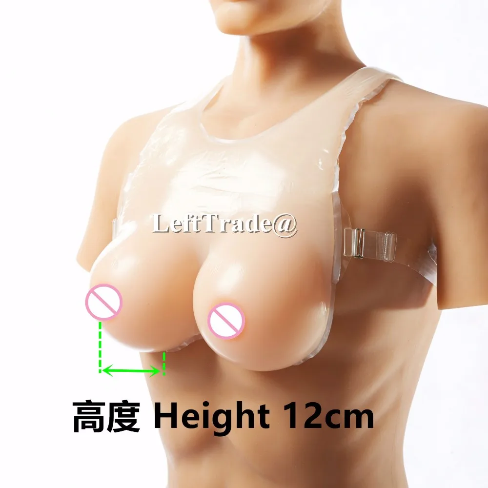 

4600g HUGE sexy big Realistic Silicone Breast Forms False Boobs Enhancer Bra Straps Bust for Crossdresser
