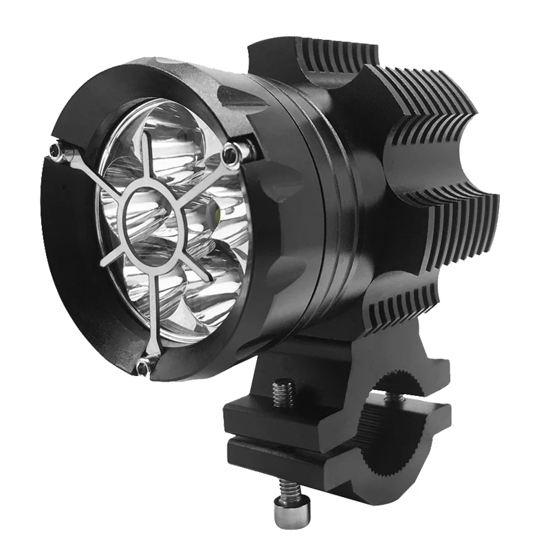 Алюминиевый сплав мотоциклетная фара вспомогательная светодиодный светодиодная мотоциклетная Phare Moto переключатель фары дневного света 12